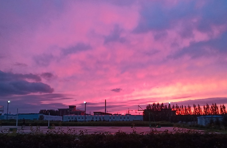 夕阳如画